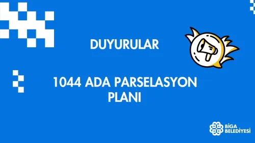 1044 ADA PARSELASYON PLANI