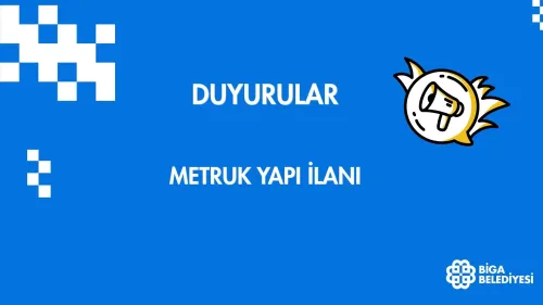 METRUK YAPI İLANI