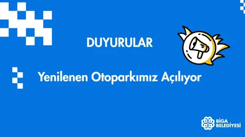 Yenilenen Otoparkımız Açılıyor